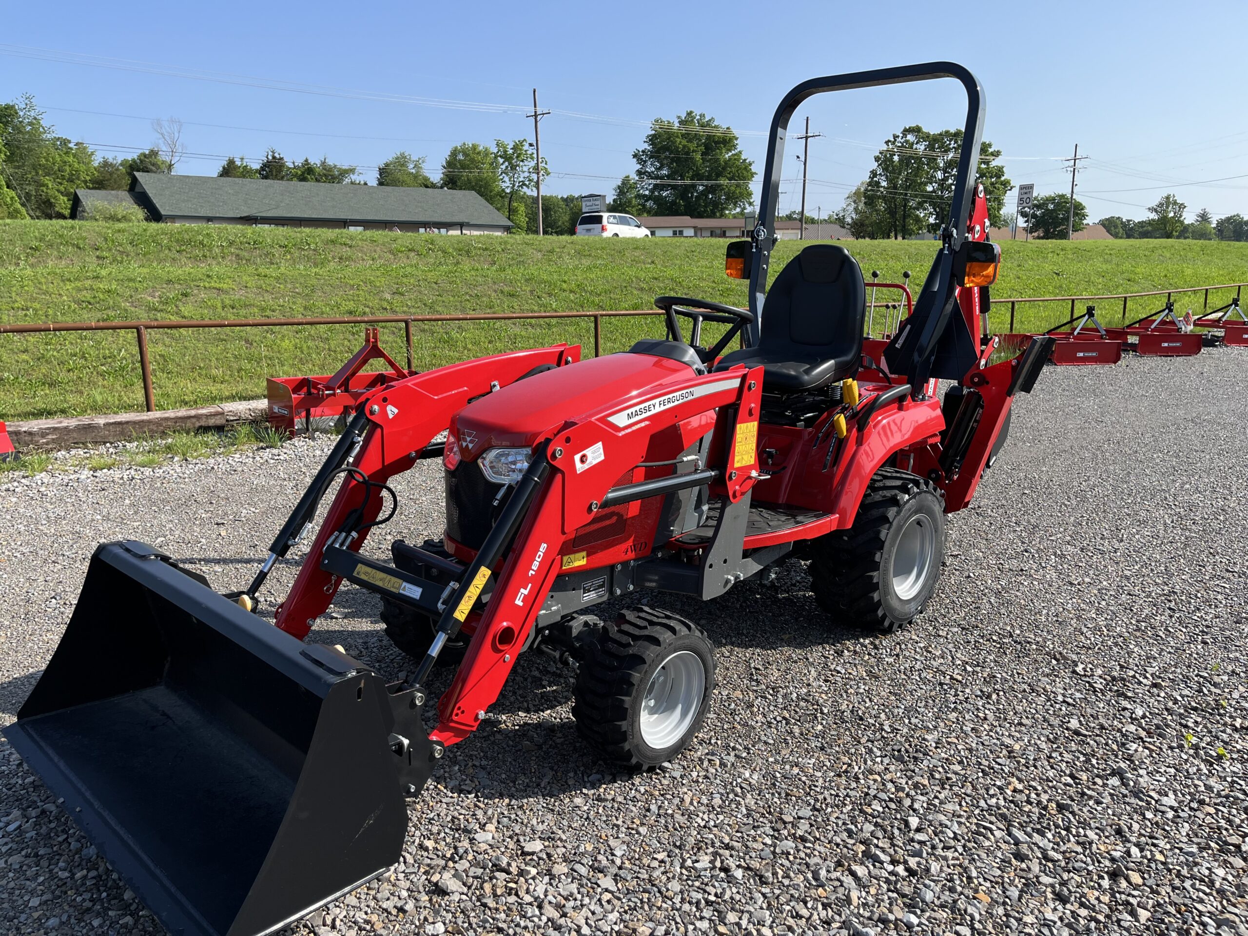 New Massey Ferguson GC1723EB Tractor/Loader/Backhoe - Grass Roots ...